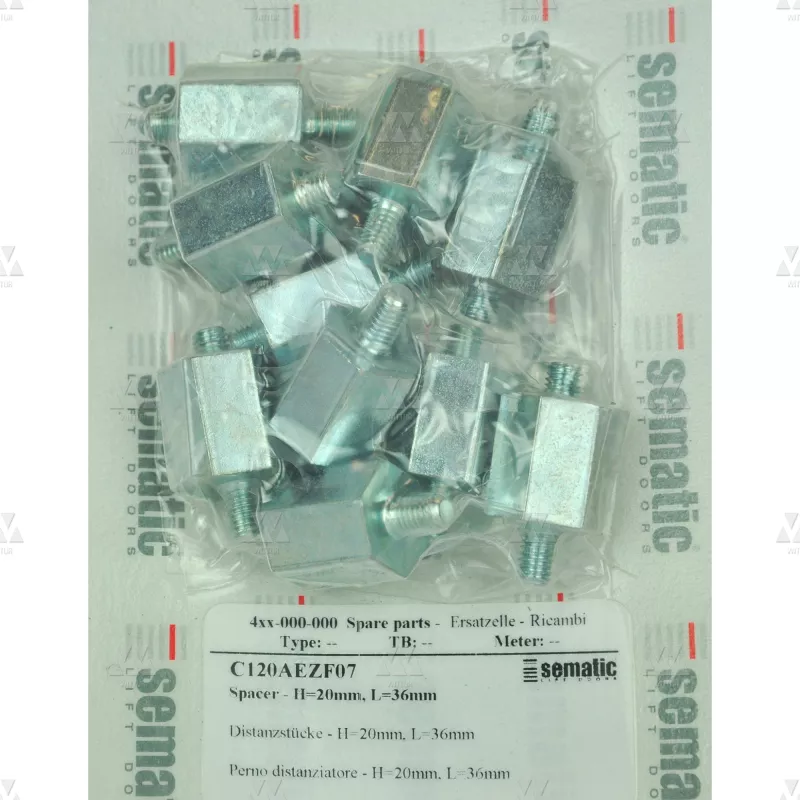 BL-C120AEZF07 | 10 X PIN ESPACIADOR (H=20MM, L=36MM) BL-C120AEZF07 | 10 X PIN ESPACIADOR (H=20MM, L=36MM)
