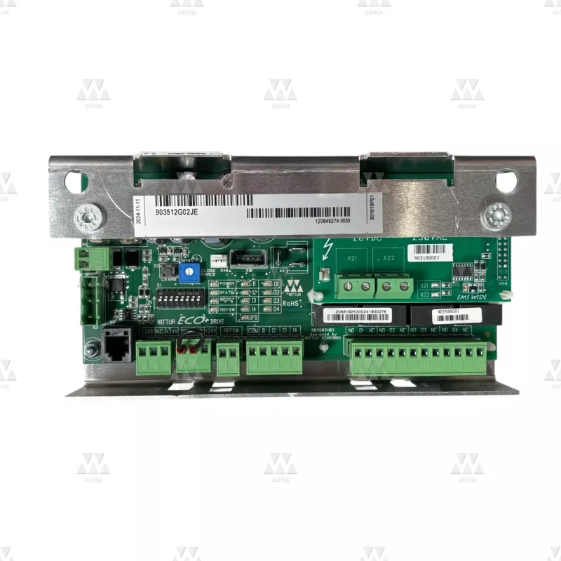 0903512A02JE | ELECTRONIC BOX COMPLETE ECO+/EMS WIDE WITHOUT MAGNETIC SWITCH. PARAMETER FOLDING WIDE EN81-20 (JE)