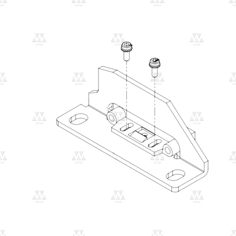 1004890A01 | LANDING DOOR LOCK NOTCH COMPLETE. LEFT DOOR