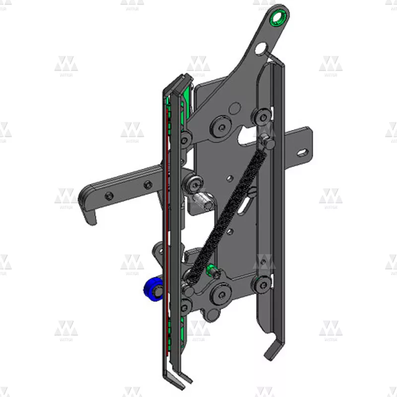 BL-B152ACKX02 | 1 X REINFORCED EXPANSION SKATE WITH CAR DOOR LOCKING DEVICE EN81-1/2 K2-4-6Z  RIGHT HAND