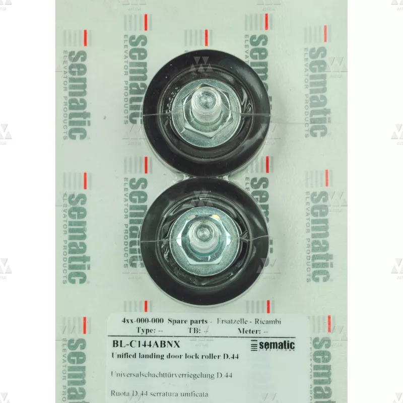 BL-C144ABNX | 2 X UNIFIED LANDING DOOR LOCK ROLLER D.44MM (EXTERNAL)


