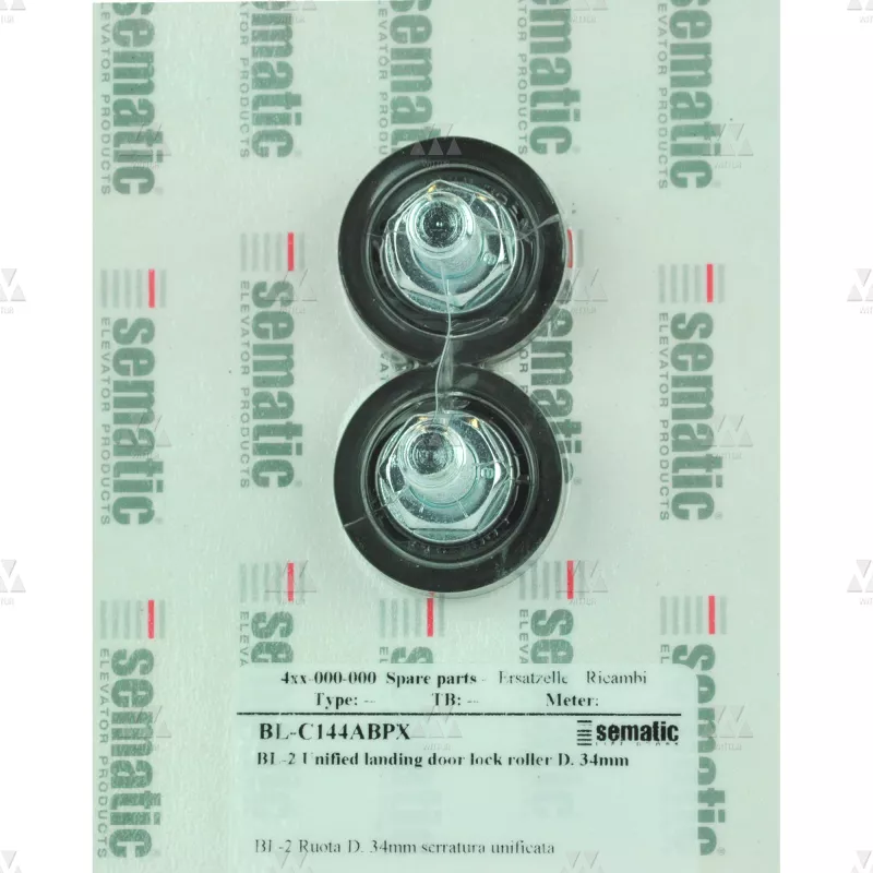 BL-C144ABPX | 2 X UNIFIED LANDING DOOR LOCK ROLLER

 D.34MM (EXTERNAL)

